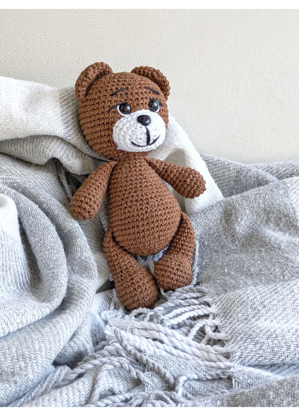 Набір для в'язання ведмедика (коричневий) Hand Made (365250665)