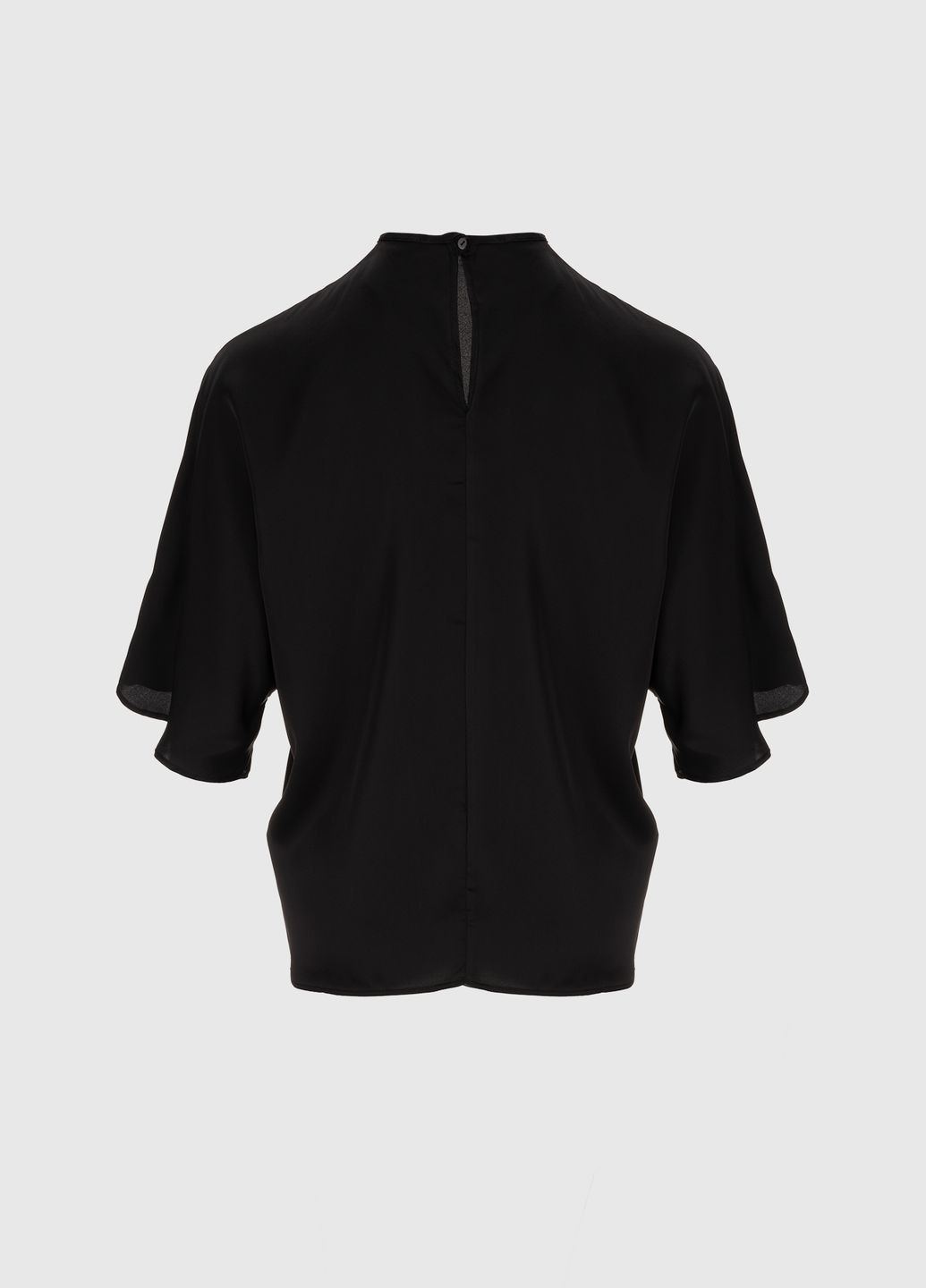 Черная демисезонная блуза Lefon