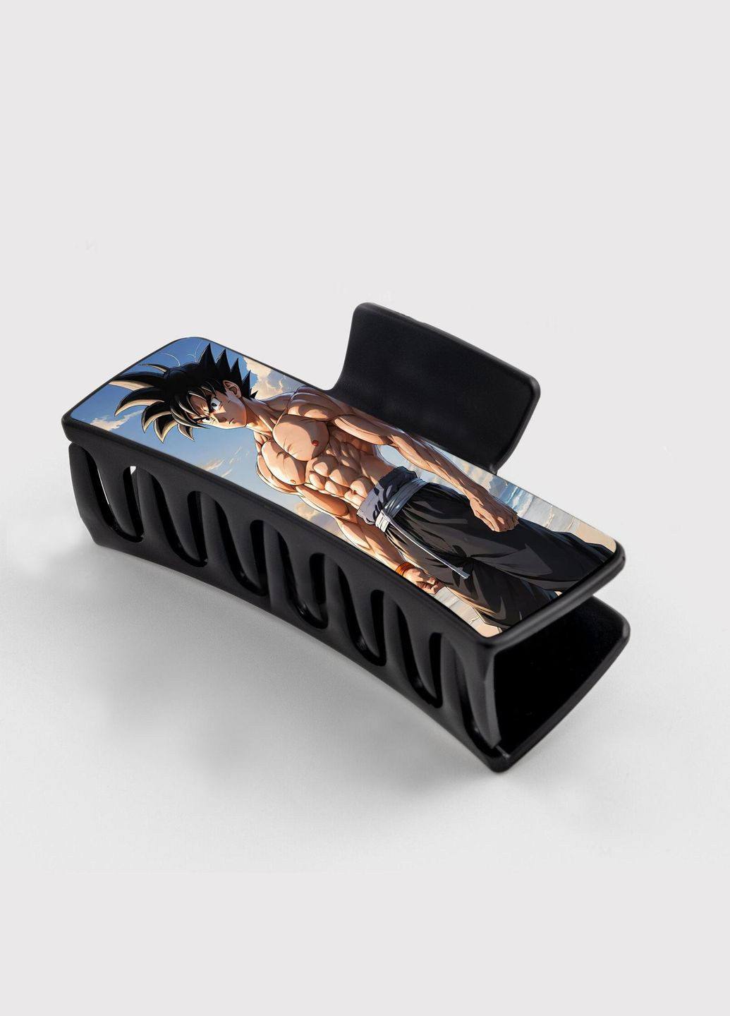Заколка крабик для волосся Аніме Боєць Бакі #0004 чорний No Brand (315630631)