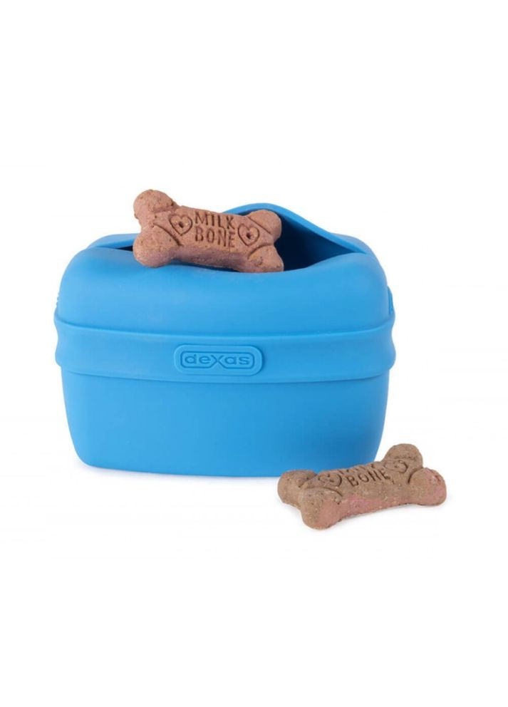 Поясной контейнер для лакомств для собак Pooch Pouch с клипсой Голубой (0084297309268) Dexas (358494959)