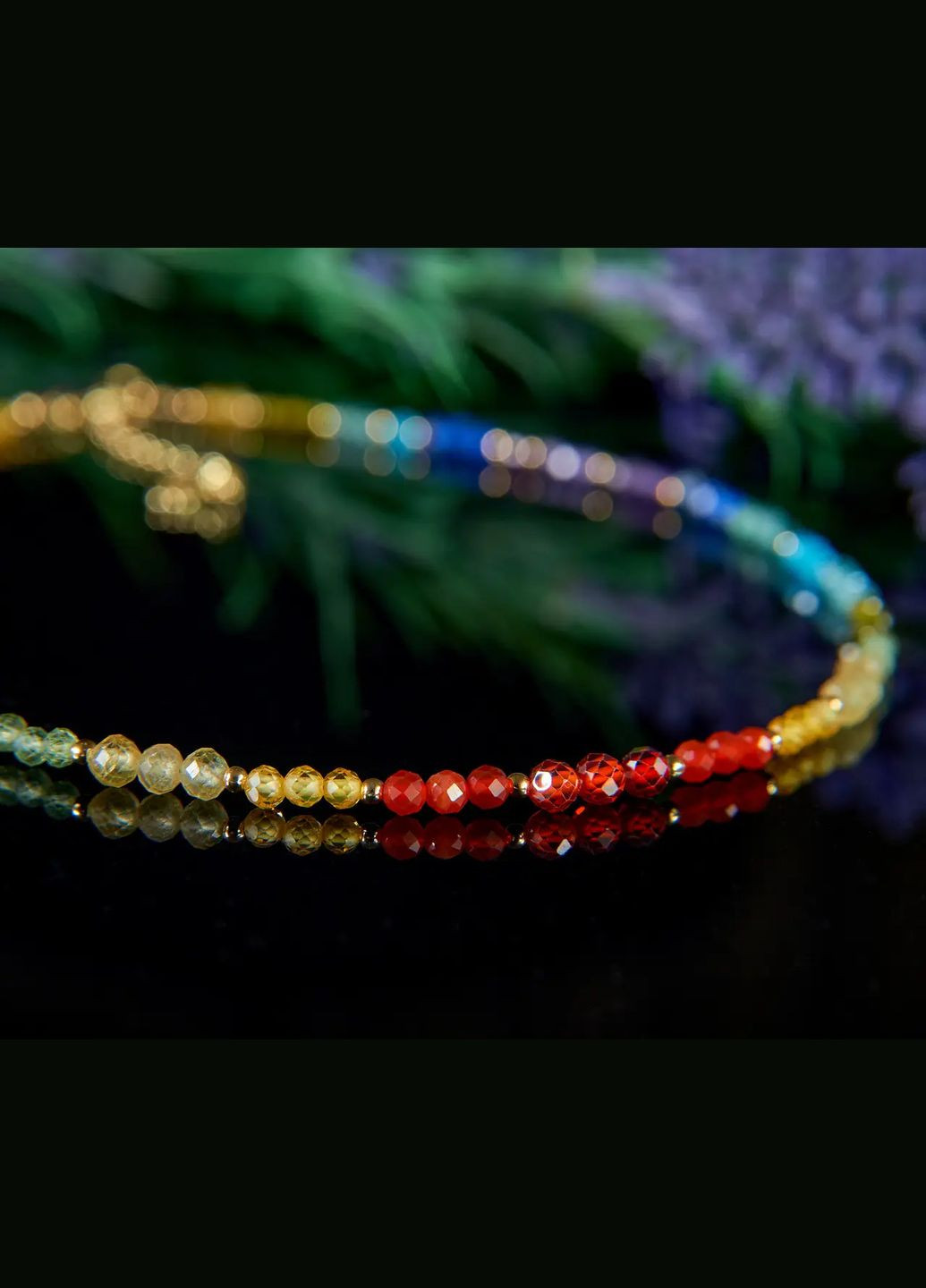 Чокер Радуга натуральный Апатит, Аметист, Лазурит, Сердолик, Циркон, фур-ра гип-ный сплав d-4х3мм+- L-37-42см No Brand лазурит, сердолик, аметист, циркон, апатит латунь, натуральный камень, медицинский сплав золото (334350417)