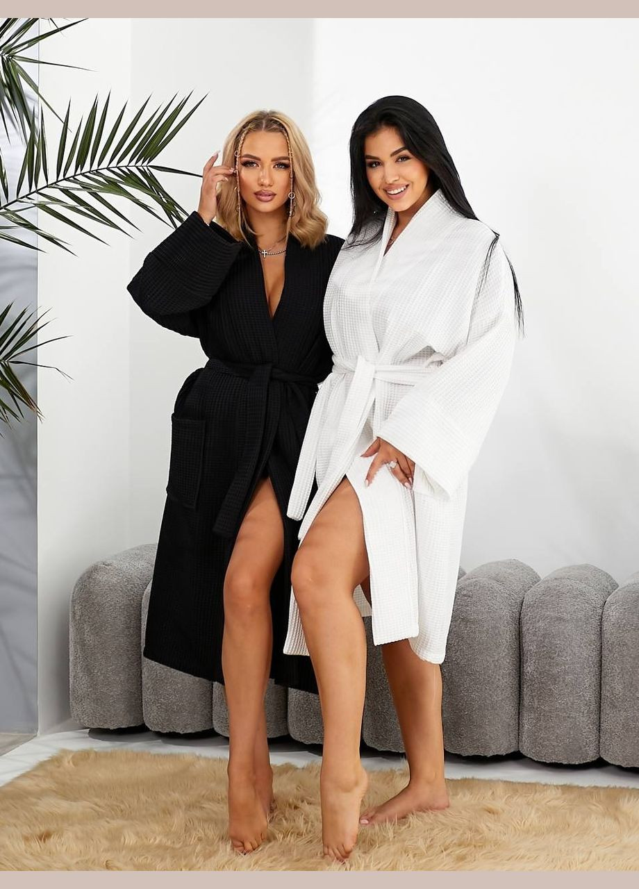 Женский халат хлопок вафелька Osoblyva (335911666)