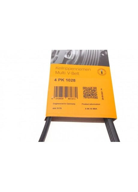 Ремінь полікліновий (Вир-во ) 4PK1028 C.I.U ContiTech (366207065)