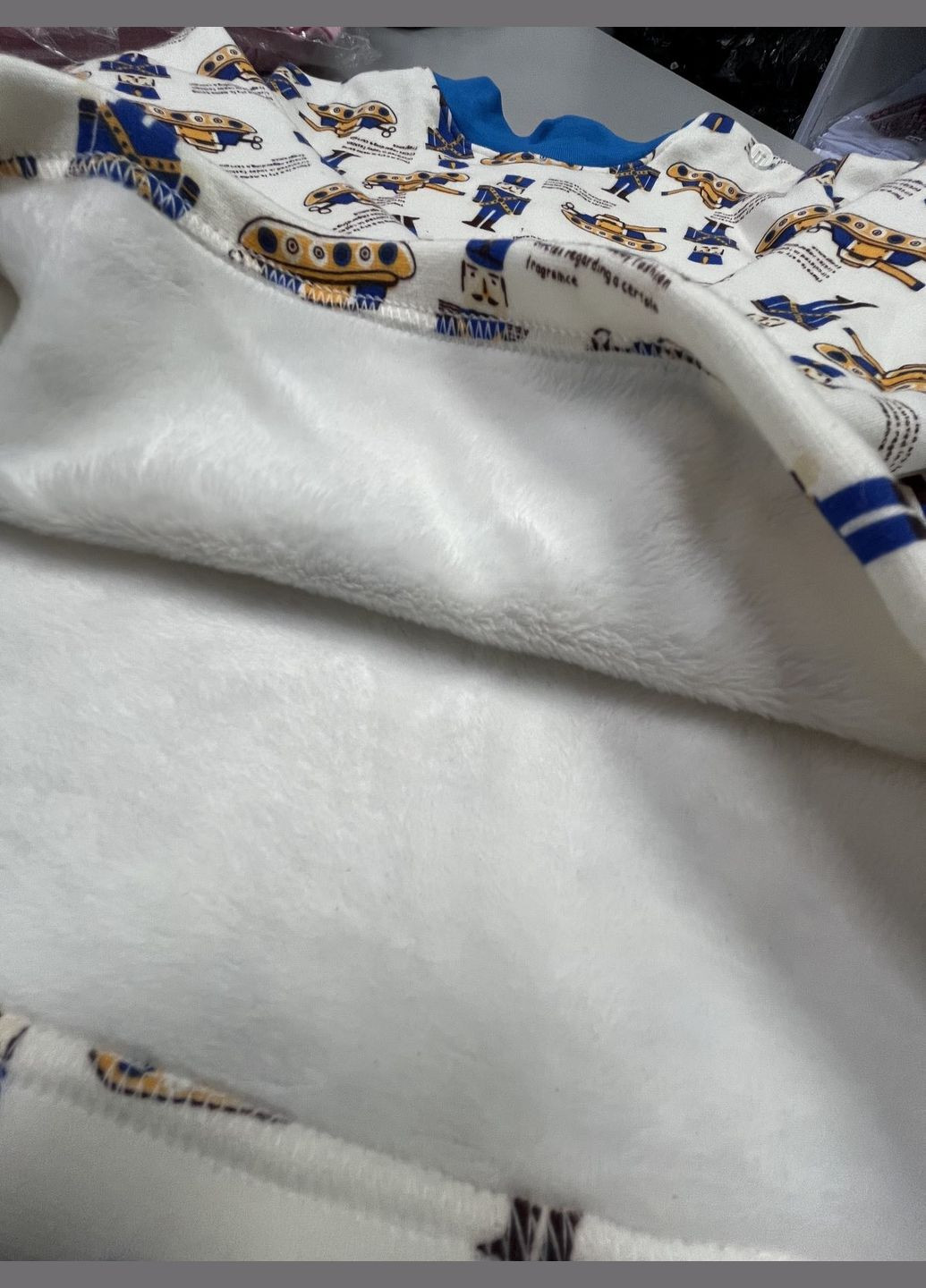 Комбінована всесезон піжама дитяча утеплена Piccolo