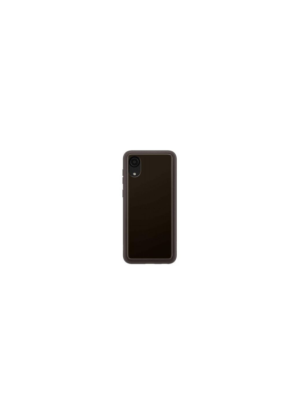 Чехол для моб. телефона (EFQA032TBEGRU) Samsung a03 soft clear cover black (275078256)