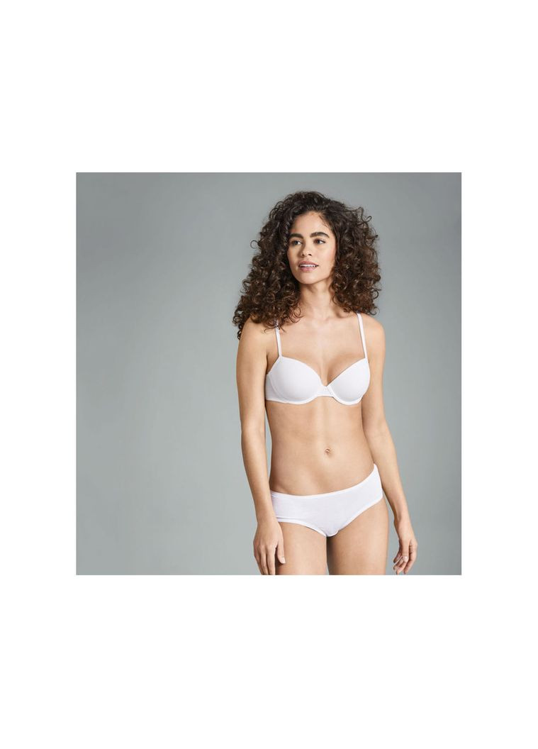 Комбінований бюстгальтер набір 2 шт. бавовняні для жінки lycra® 404418-н чорно-білий Esmara бавовна, поліестер, трикотаж, еластан