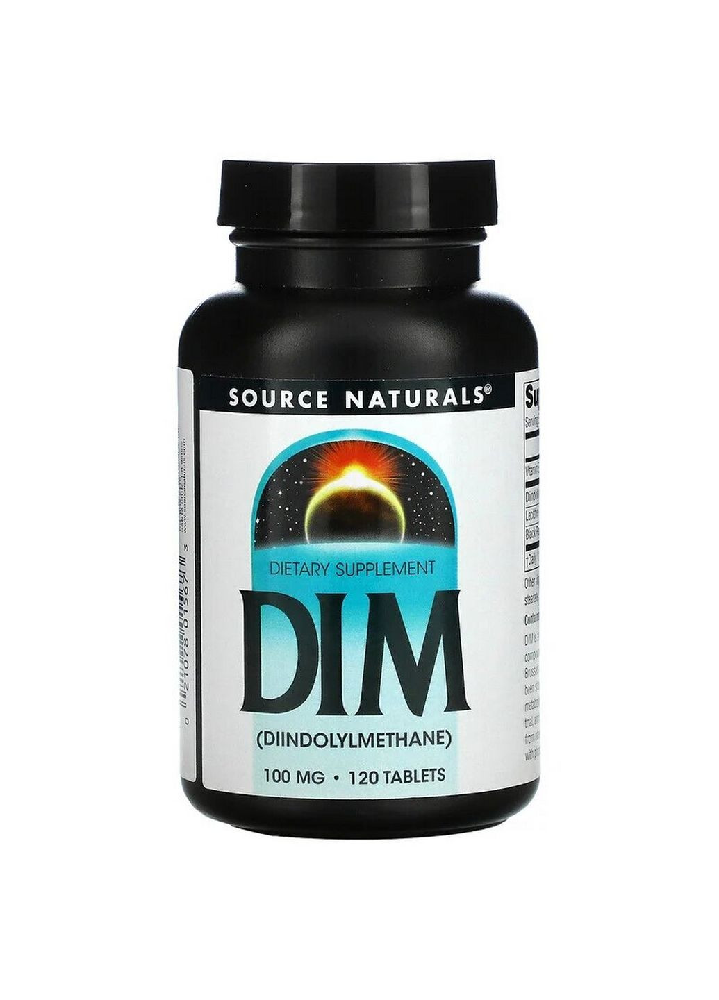 Натуральная добавка DIM (Diindolylmethane) 100 mg, 120 таблеток Source Naturals (293481298)