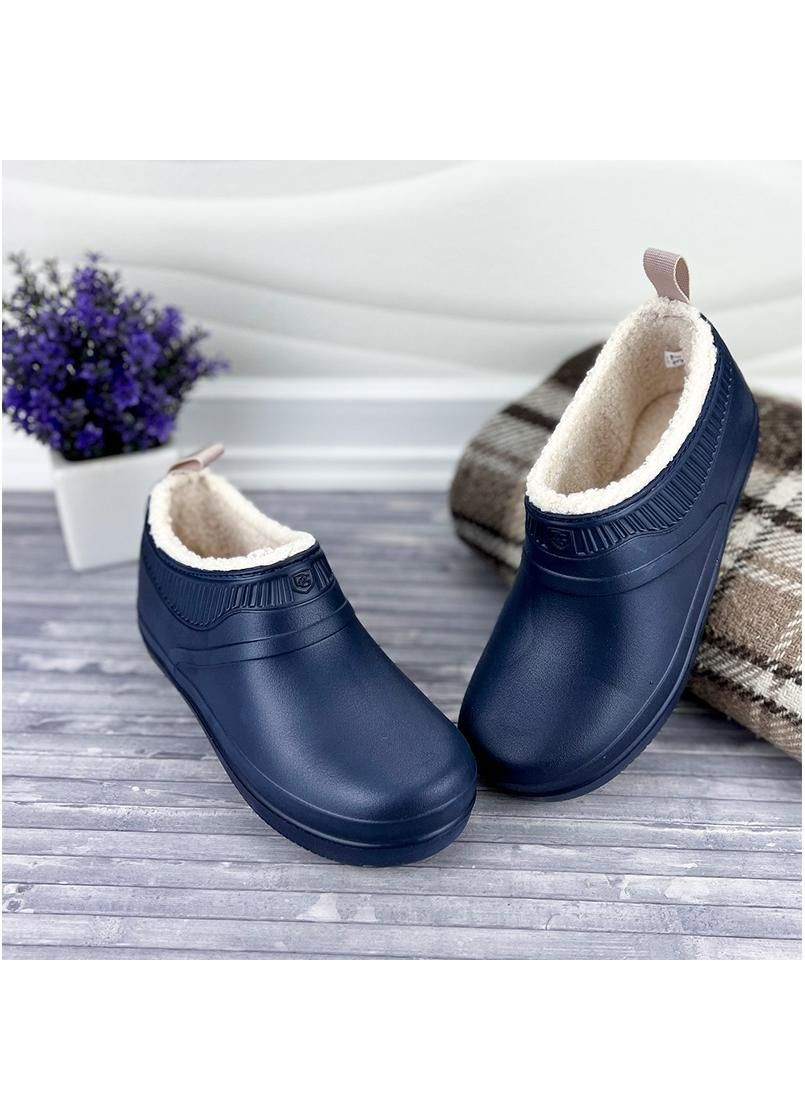 Галоші сабо жіночі утеплені Е-001002-7 Темно-сині Dago (267148296)