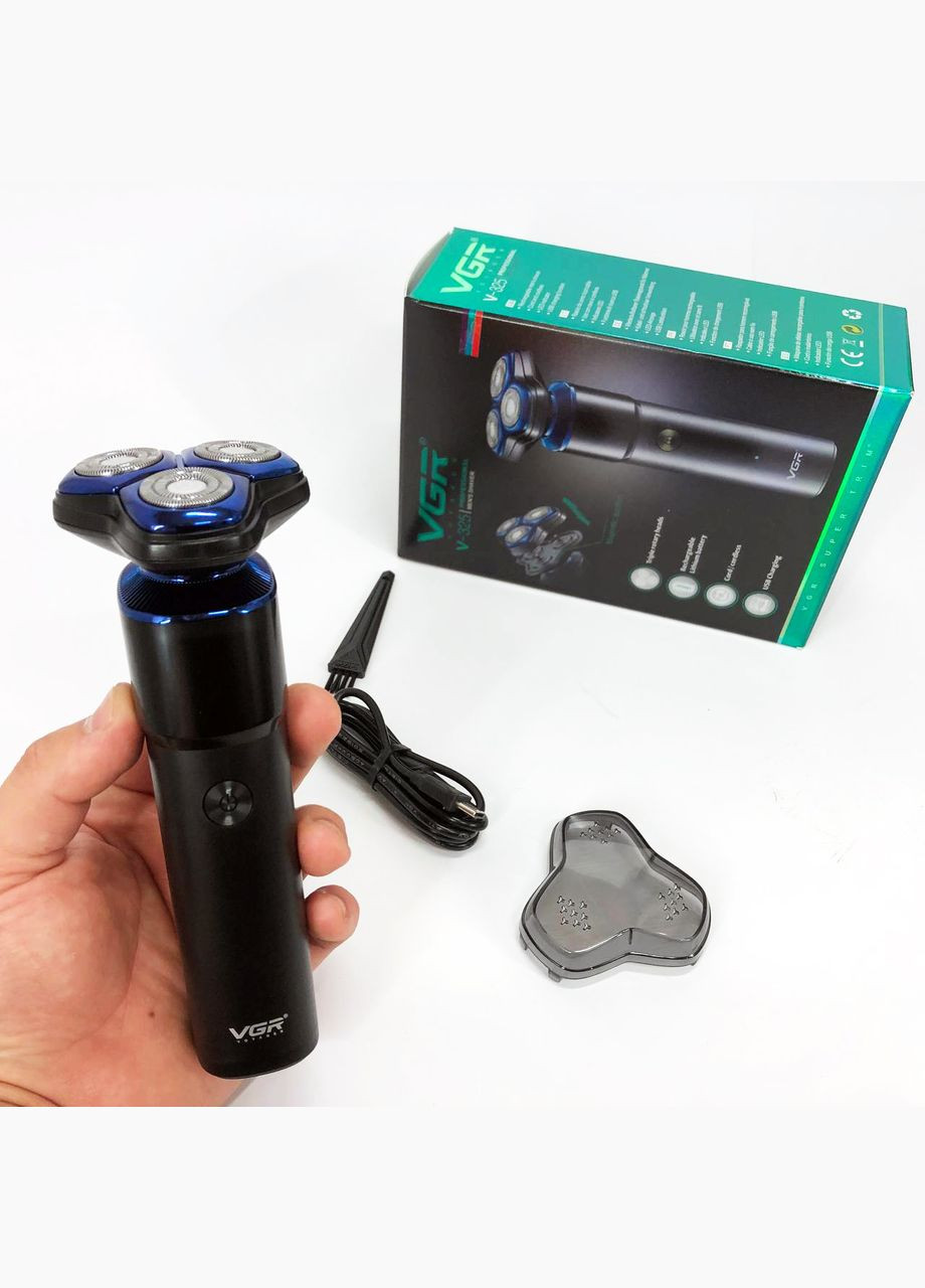 Електробритва V-325, тример бездротовий, машинка чоловіча для гоління, тример для вусів VGR (364664551)