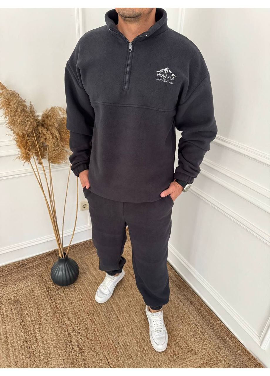 Темно-синий демисезонный костюм мужской брючный No Brand