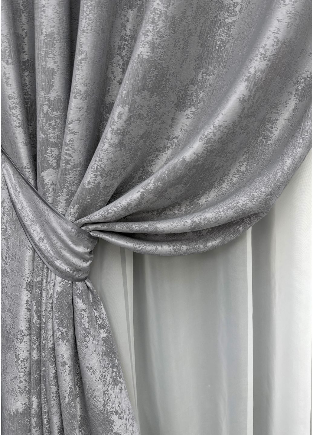 Комплект штор на люверсах Жаккард Sultan YL № 1668ш 150х250 см 2 шт (37-0169) VR-Textil (317461223)