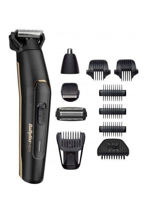 Набір для стрижки, для бороди, вусів, голови, носа і тіла, акум., вібраційний мотор, насадок-10, сталь, BaByliss (314834352)