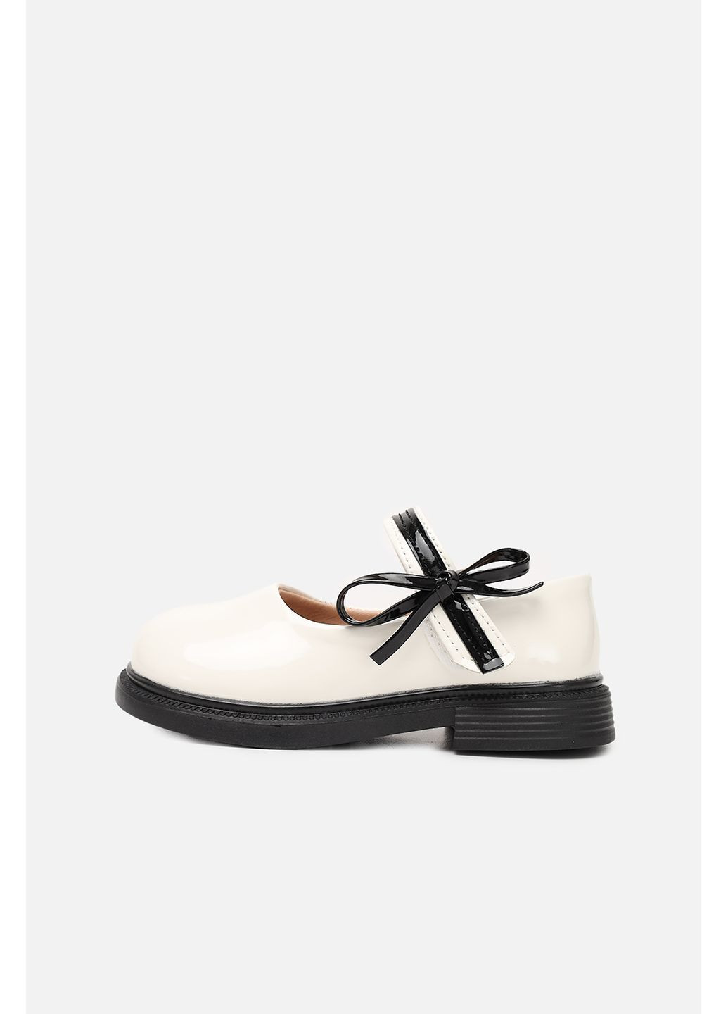 Молочные туфли для девочки цвет молочный cb-00278085 No Brand