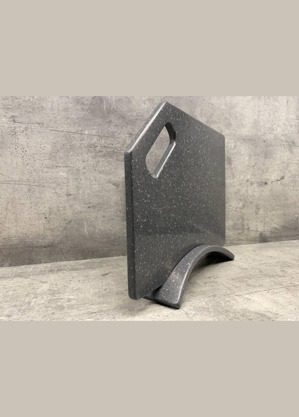 Кухонная доска на подставке из искусственного акрилового камня Gravity 350*250 мм No Brand (341316484)