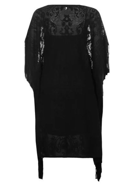 Білий коктейльна сукня-пончо бебі долл Twinset з квітковим принтом