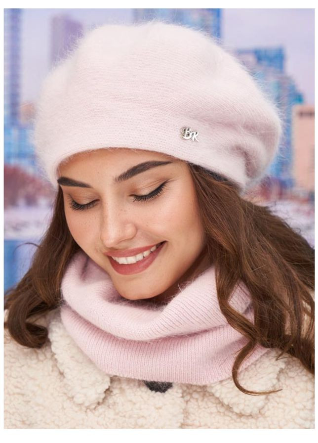 Берет жіночий та снуд комплект Braxton Естель (304547650)