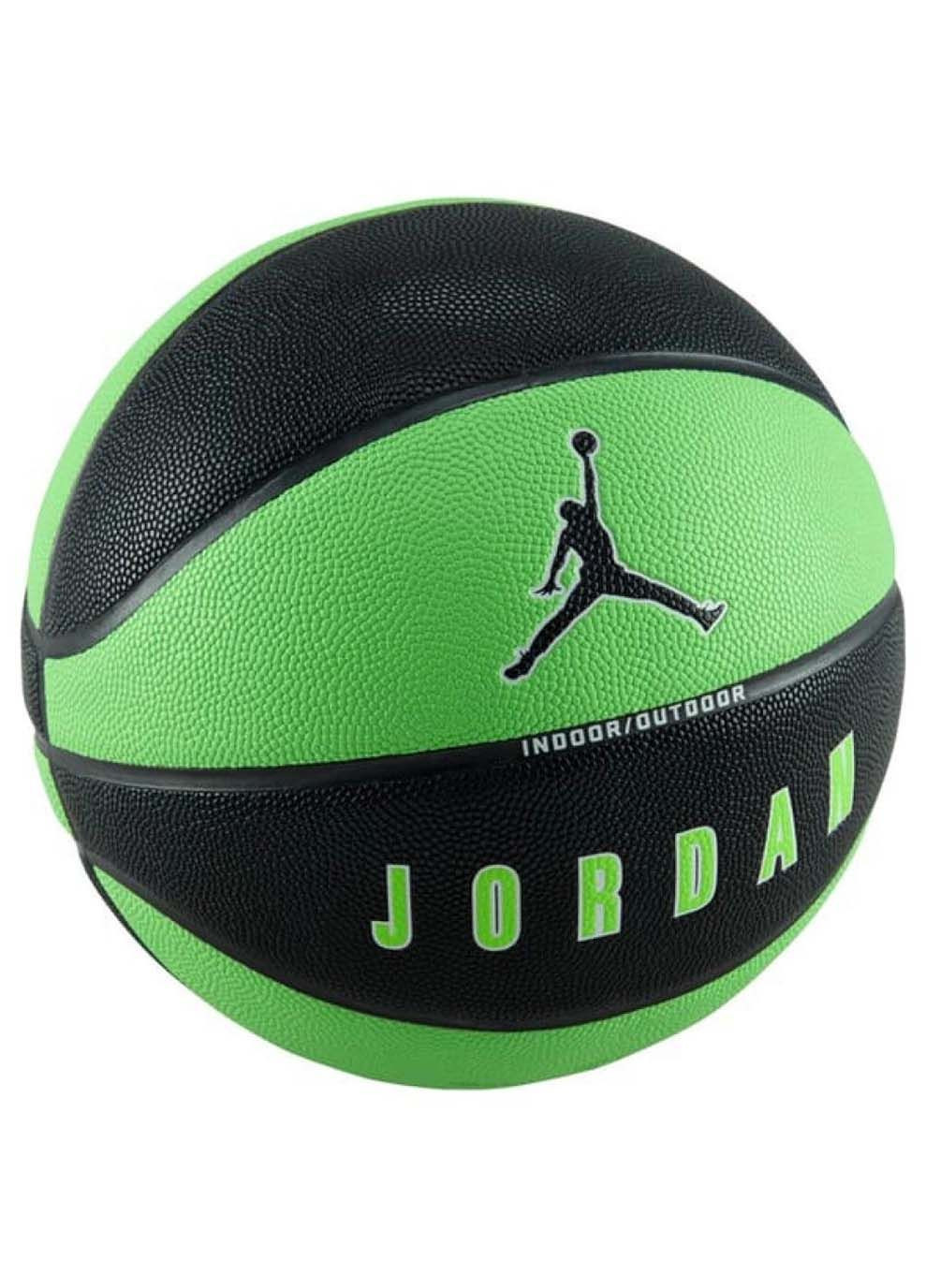 Мяч баскетбольный ULTIMATE 2.0 8P DEFLATED Зеленый, Черный 7 Jordan (367590310)