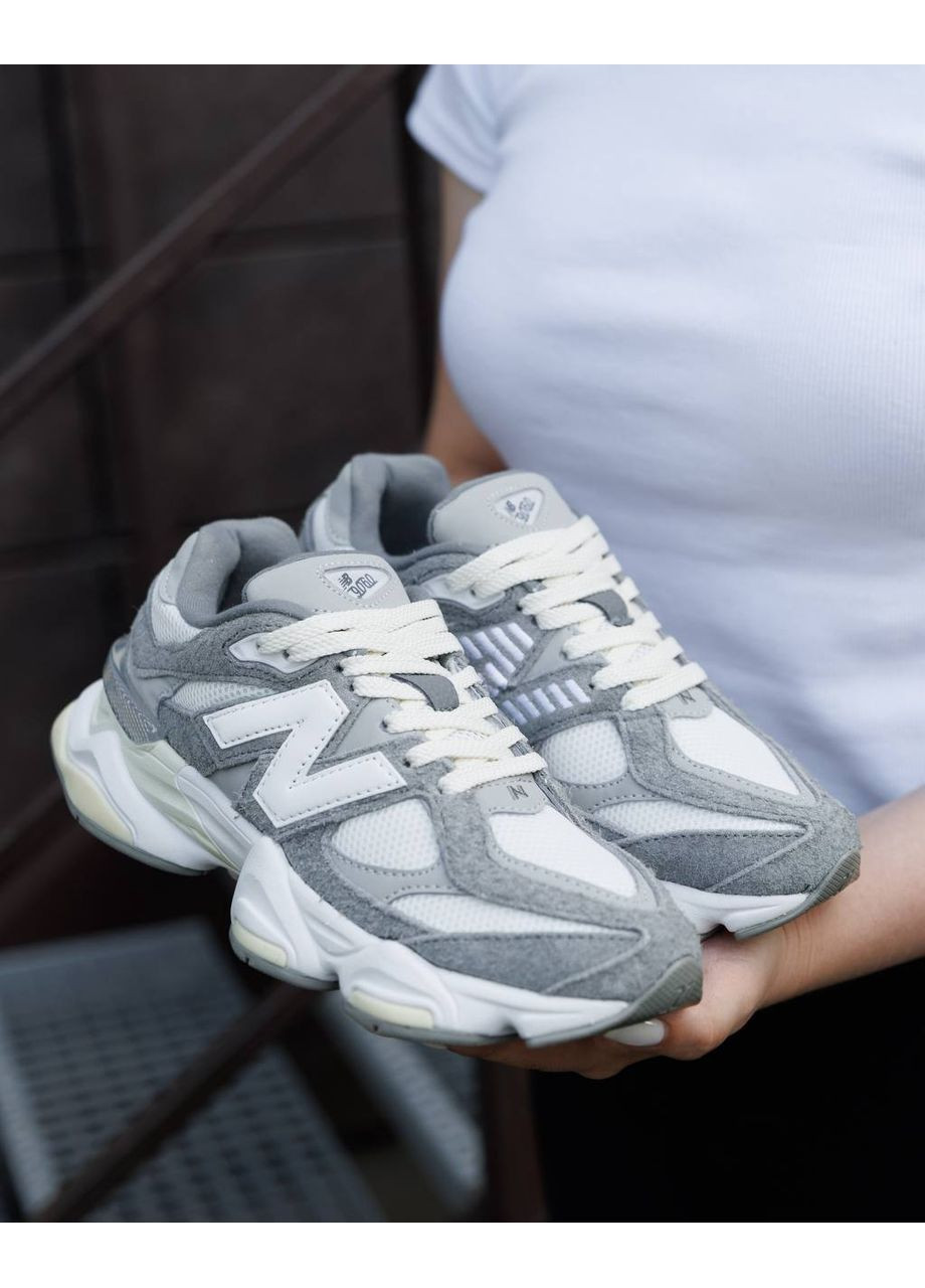 Сірі всесезонні new balance 9060 grey white (копія) No Brand