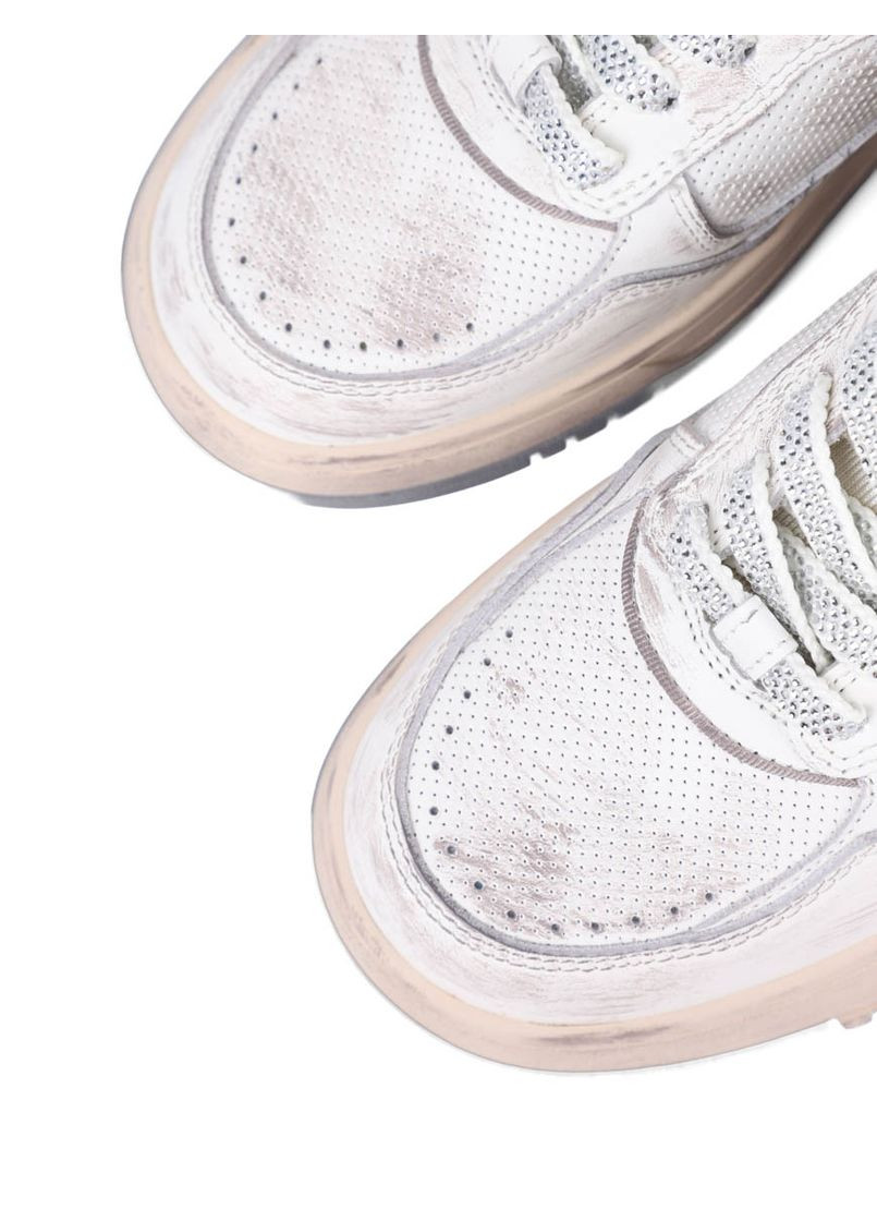 Білі жіночі кеди 9002-8 білий шкіра MIRATON