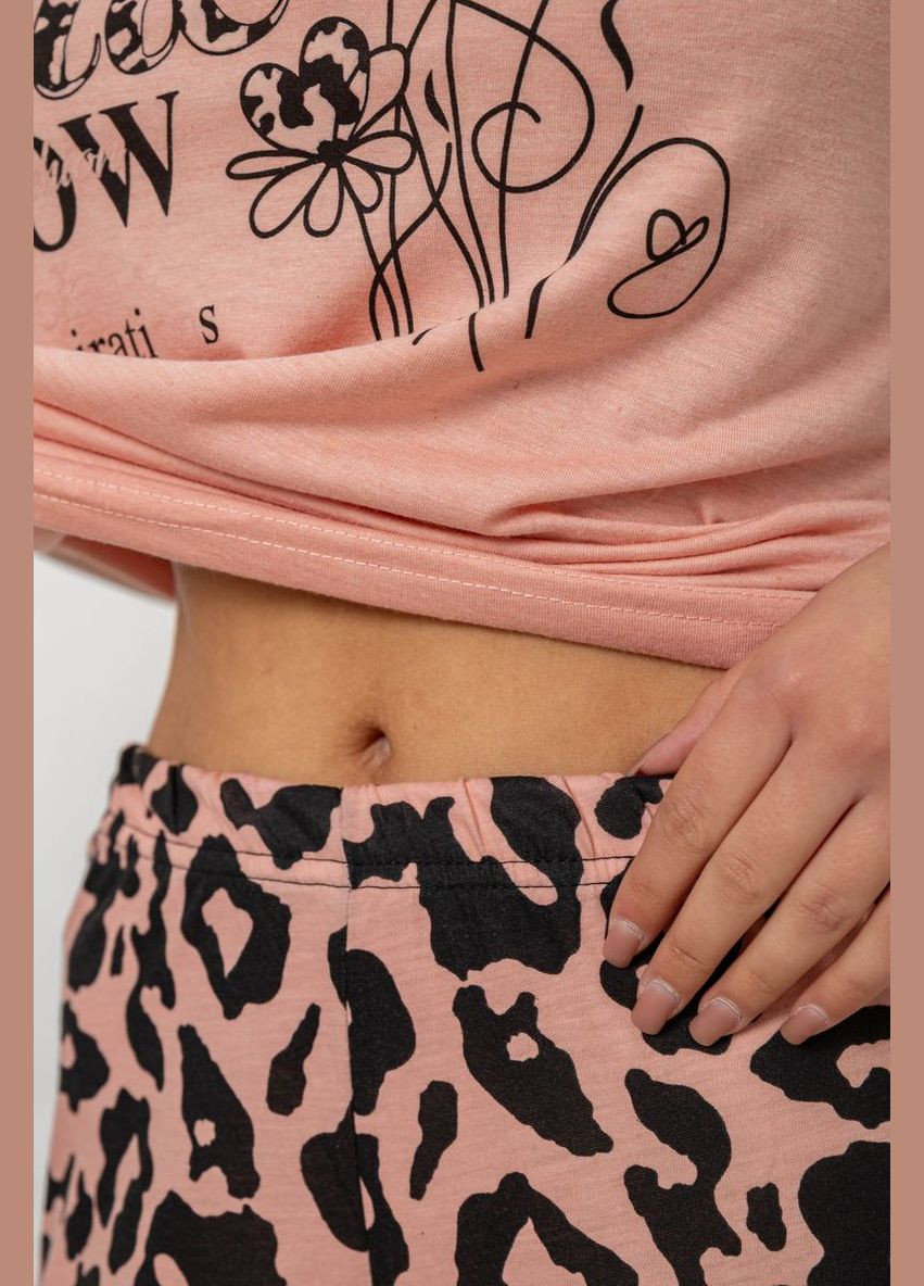 Персикова всесезон піжама жіноча з принтом,, 243r2032-a Annabelle