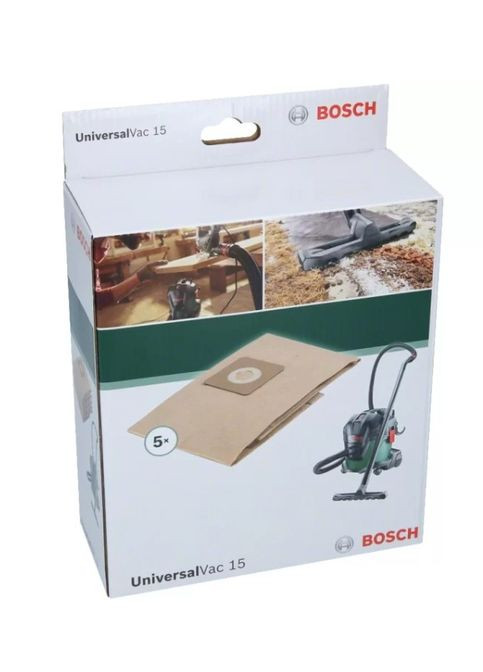 Мішок паперовий 2609256F32 (15 л) для пилососів VAC 15 (23812) Bosch (269999327)