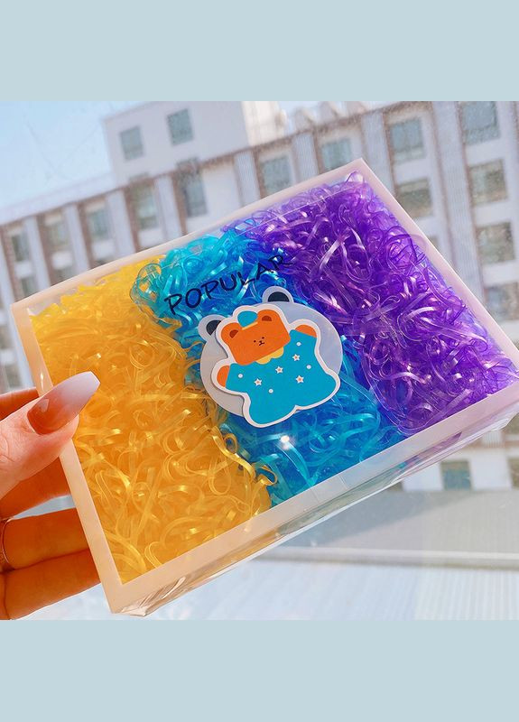 Набір гумок для волосся Color 3 11709 1600 шт Fashion (364753959)