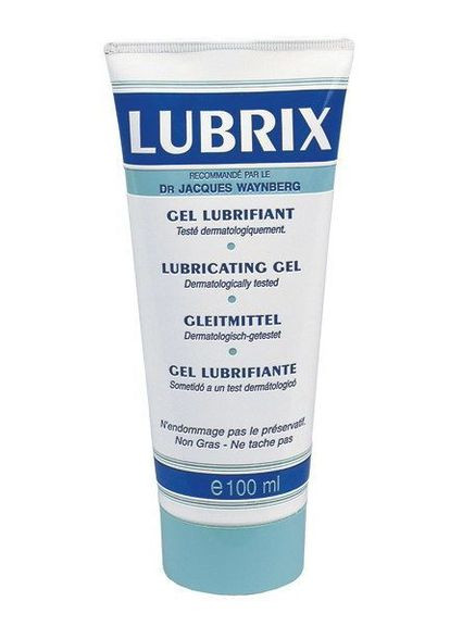 Лубрикант на водній основі (100 мл) без парабенів Lubrix (335388735)