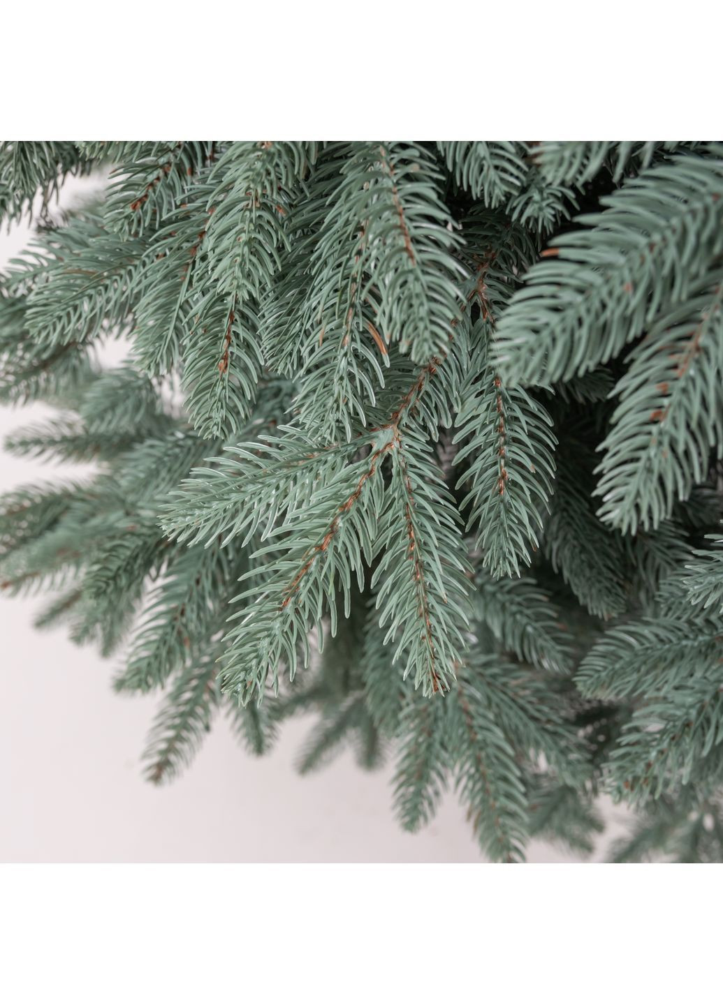 Штучна ялинка лита Шепетівська 1,1 м блакитна V16 KOS-SHPBL11 No Brand (366830747)