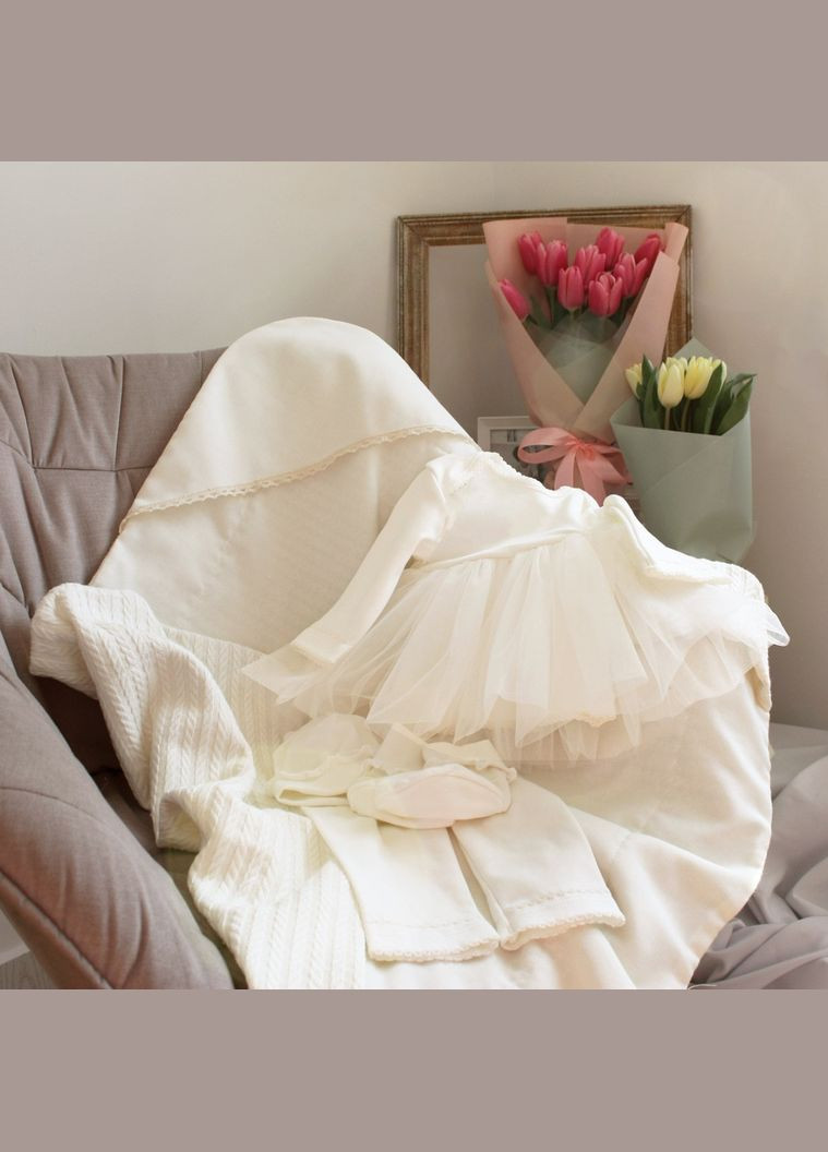 Мінімалістичний набір для хрещення дівчинки без вишивки Ladan (301026505)