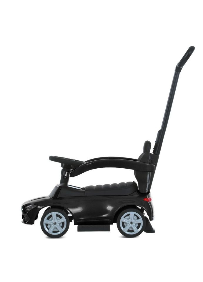 Детская каталка-толокарь 2 в 1 Mercedes-Benz черная для детей от 1 до 5 лет универсальная игрушка Bambi (368760299)