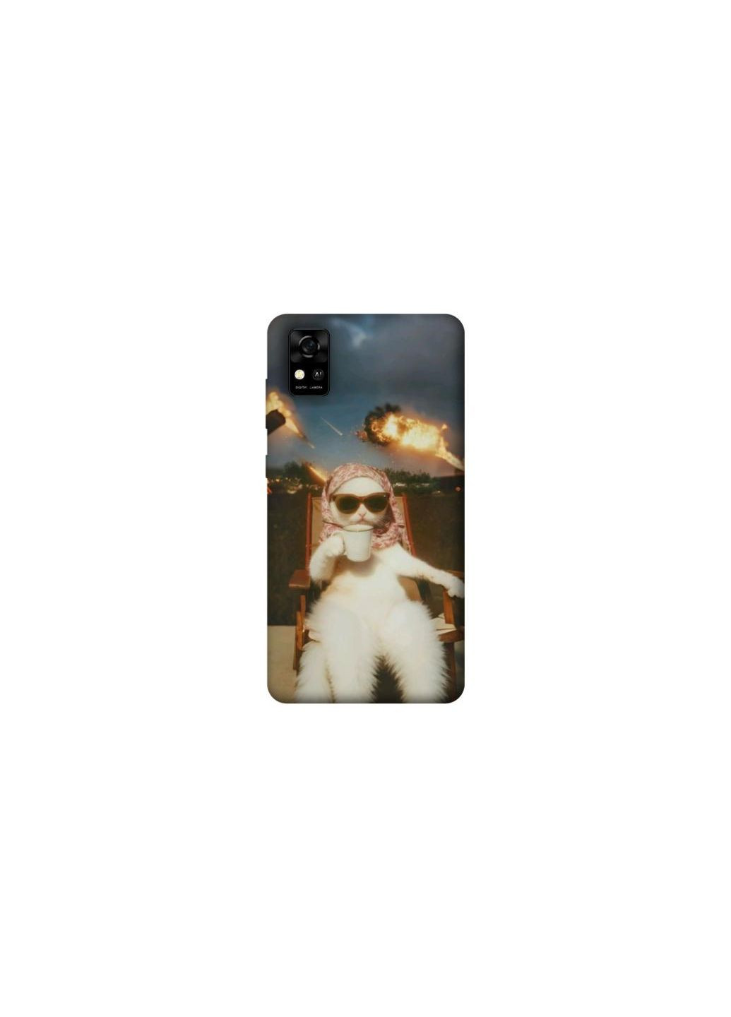 Чохол на ZTE Blade A31 cat explosion Frontalka (356088346)