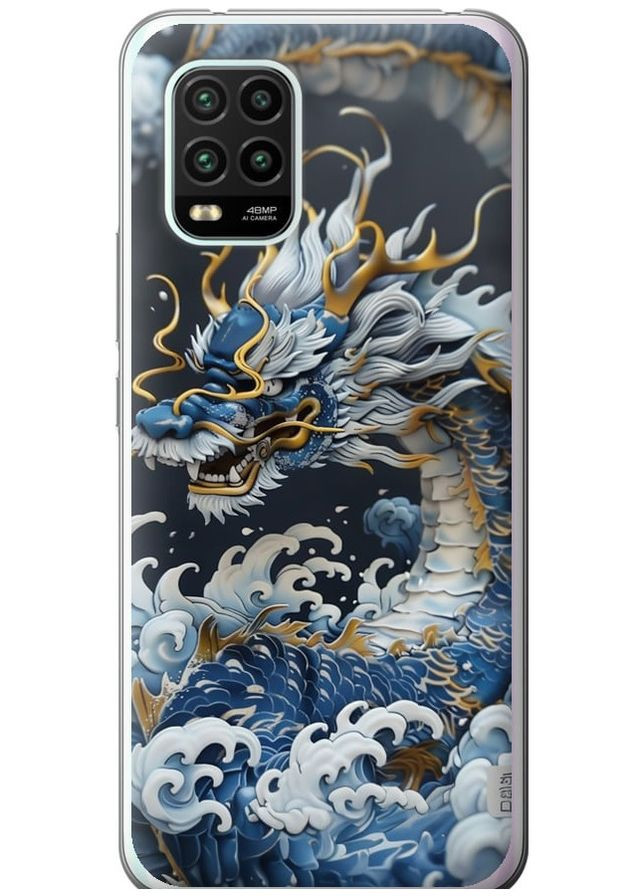 Силіконовий чохол 'Водяний дракон' для Endorphone xiaomi mi 10 lite (291423163)