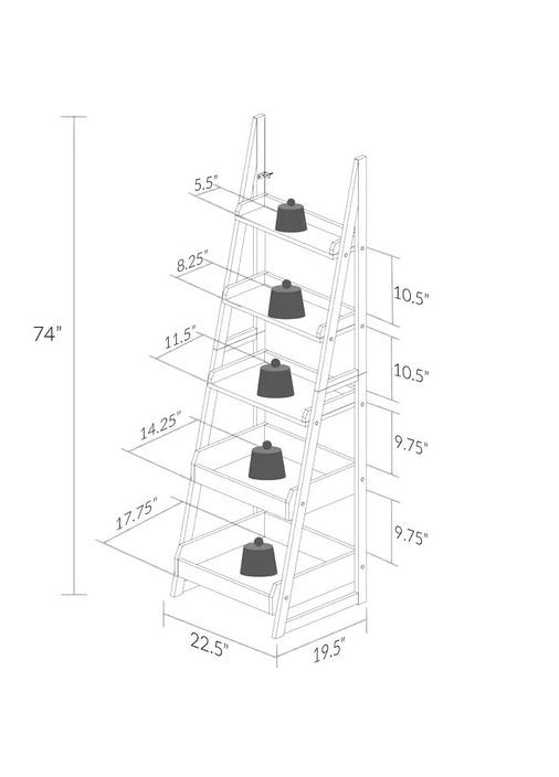 Стеллаж кухонный из дерева Кантон сиена (СТА-015005) No Brand (327845701)