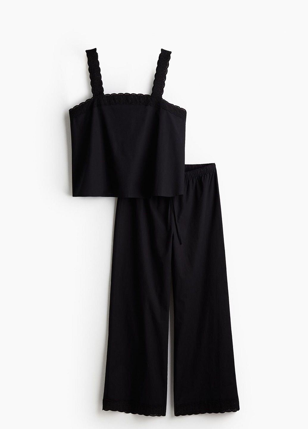 Черная всесезон пижама H&M