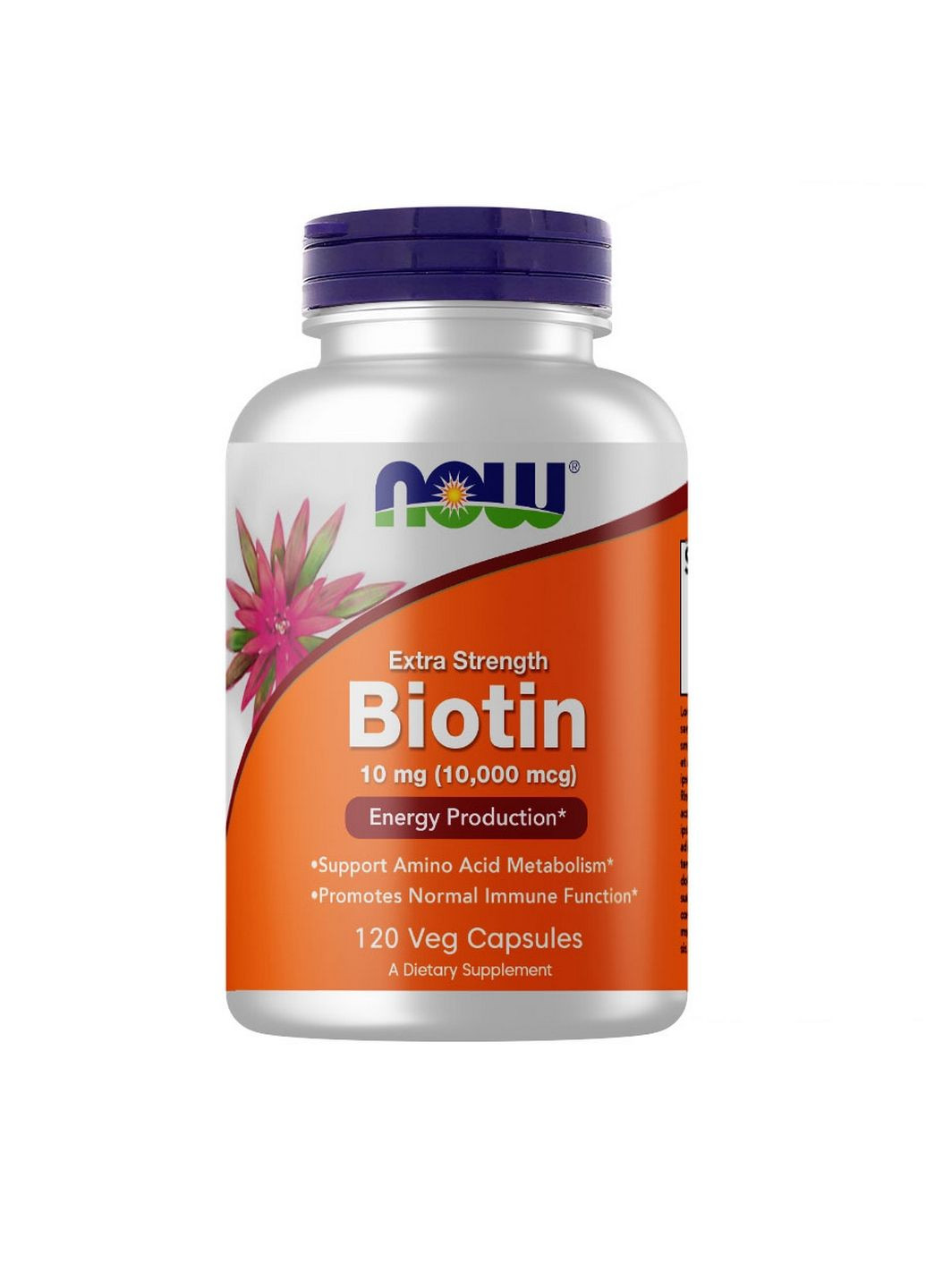 Витамины и минералы Biotin 10 mg, 120 вегакапсул Now (293340563)