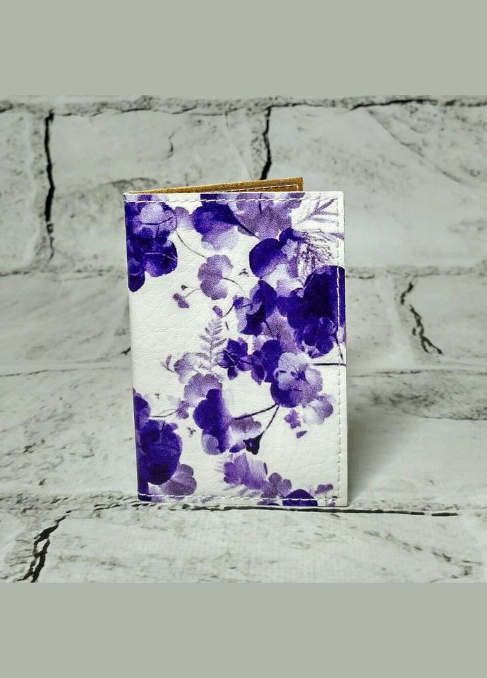 Обложка для ID паспорта Цветы обложка на пластиковый паспорт права 6,5х9,3 см No Brand (325428505)