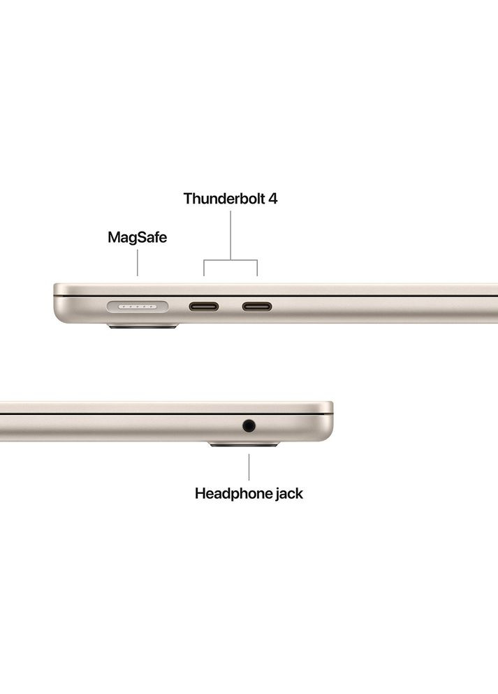 Ноутбук MacBook Air 13' M4 256GB Starlight (MW0Y3UA/A) Apple (324022148)