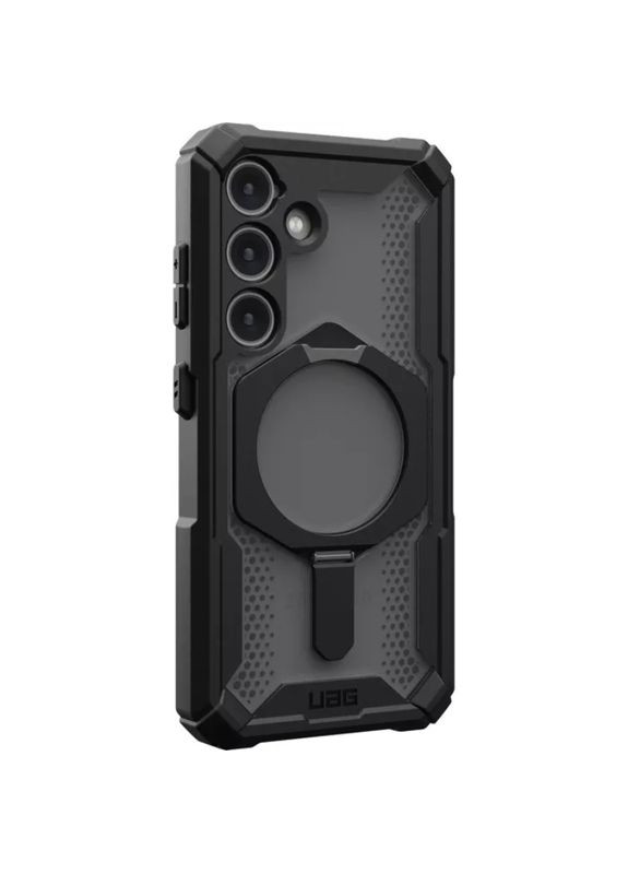 Чехол-накладка Plasma XTE MagSafe для Samsung Galaxy S24 SM-S921 Black/Silver (214448114034) Urban Armor Gear (370622985)