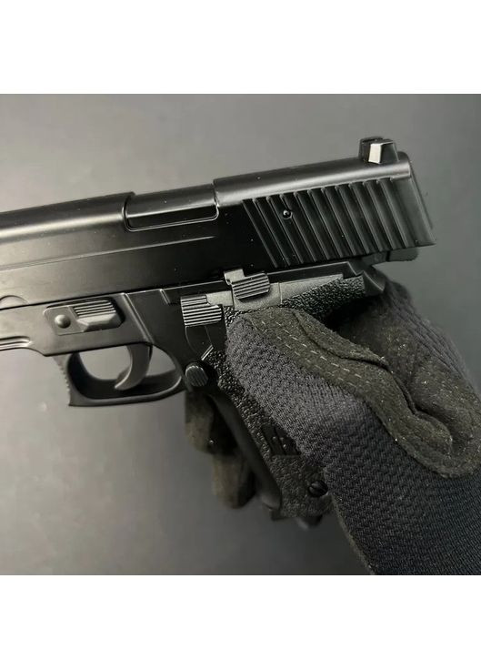 Дитячий пістолет металевий Sig Sauer ZM23 кульки 6 мм Чорний CYMA (364506809)