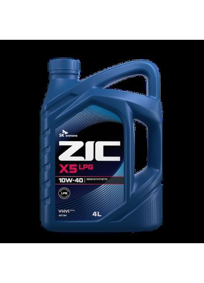 X5 LPG 10W40 4л моторна олива ZIC (369547625)