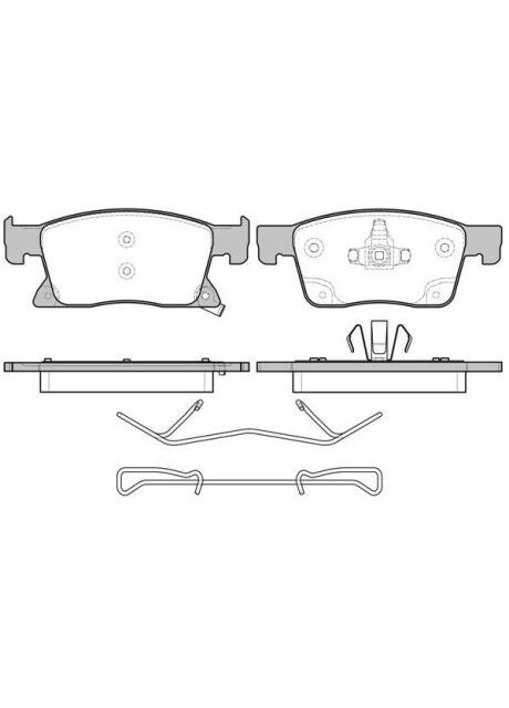 Колодки тормозные дисковые Remsa (365243706)