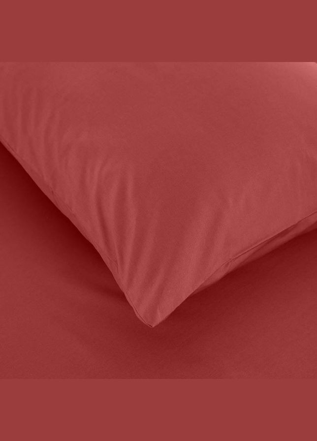 Простынь на резинке с наволочкой Laura coral коралловый 120*200+50*70 Penelope (317670584)