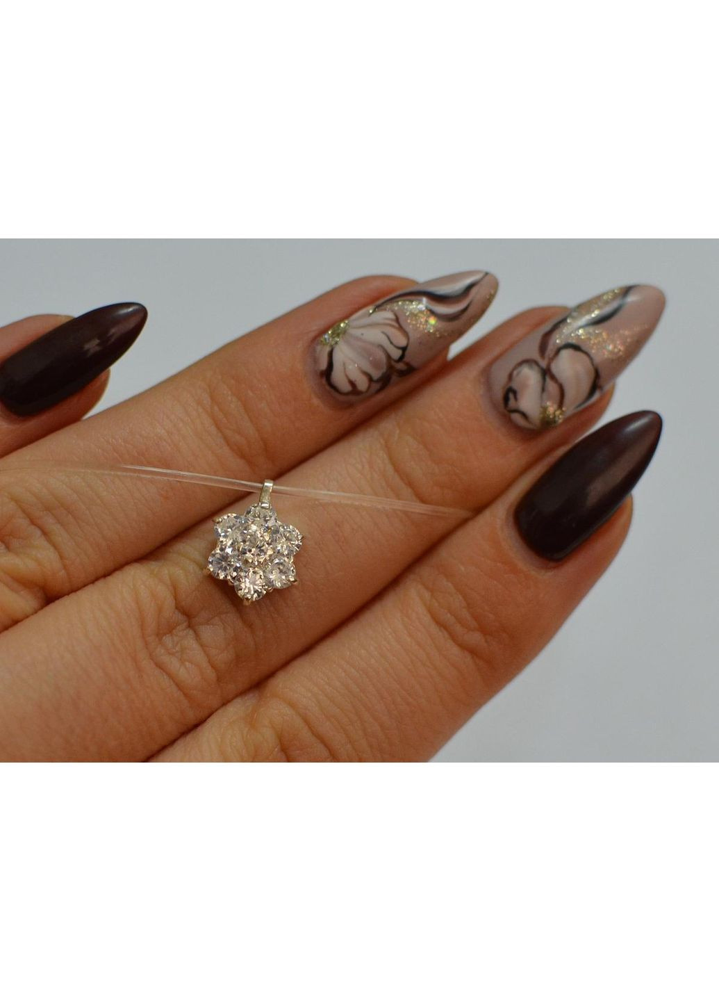 Подвеска на лестнице "Ромашка" Silver Style (367112571)