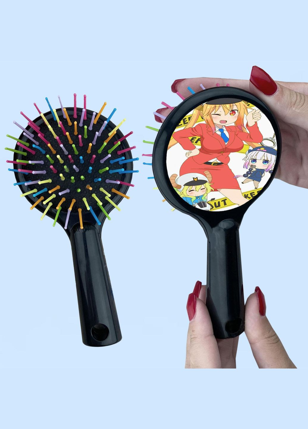 Расческа для волос Аниме Драконкомна дама кобаяши #0008 черный No Brand (315043504)
