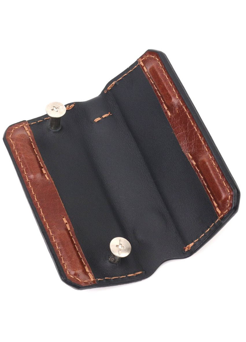 Удобная кожаная ключница 11392 Коричневый Grande Pelle (331908239)