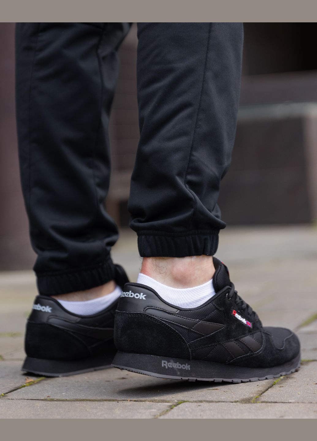 Черные демисезонные кроссовки мужские No Brand