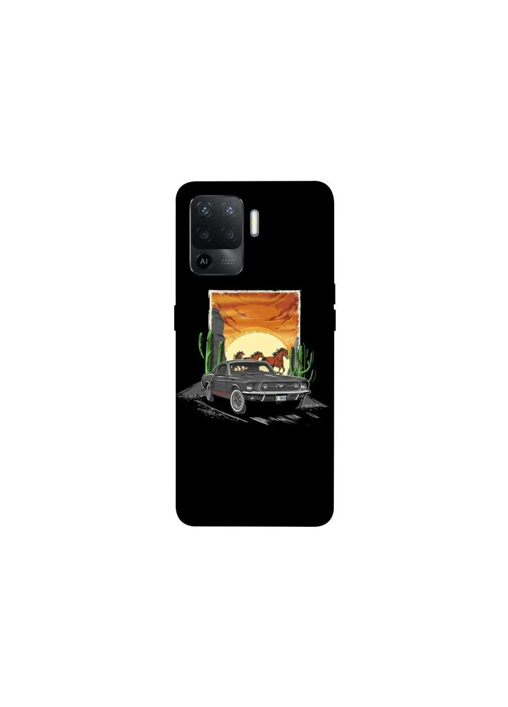 Чохол на Oppo Reno 5 Lite Mustang ver.3 Frontalka (361975603)