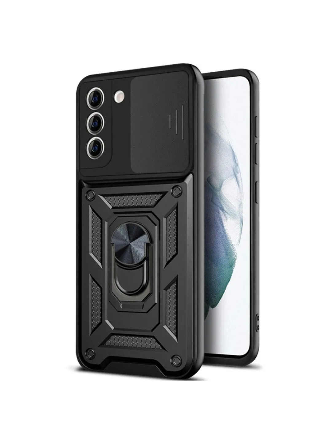 Ударостійкий чохол Camshield Serge Ring для Samsung Galaxy S21 FE No Brand (383413771)