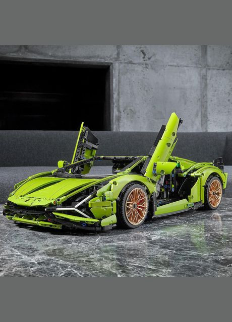 Конструктор Technic Lamborghini Sian FKP 37 (42115), 3696 деталей совместимый с lego лего No Brand (359447450)