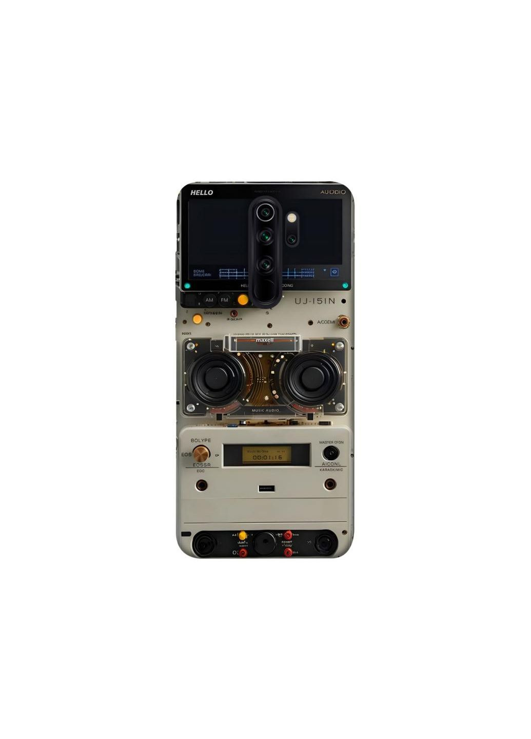 Чохол на Xiaomi Redmi Note 8 Pro Audio panel Frontalka (354224645)